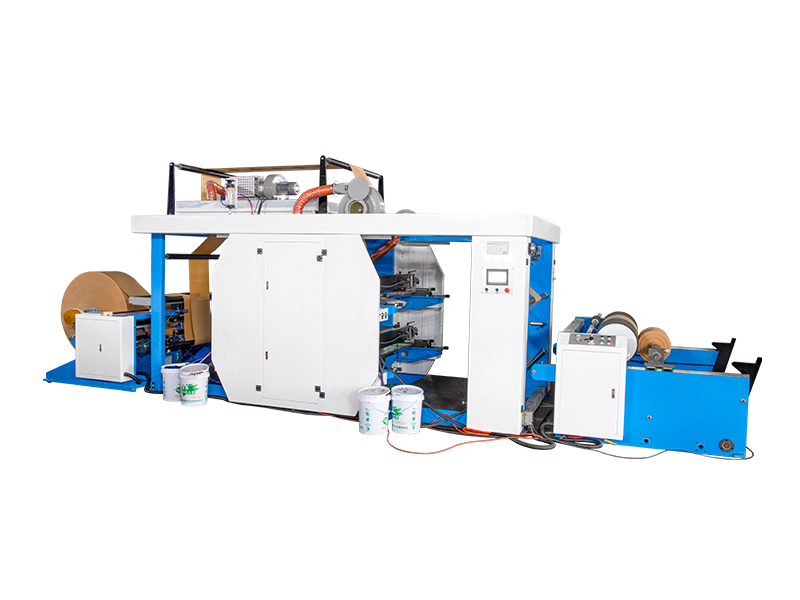 نوع مكدس YTB عالي السرعة 4 ألوان لفة الورق لفة آلة الطباعة المرنة