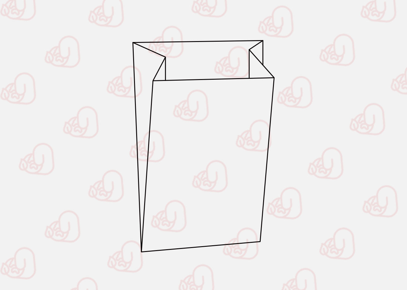 نماذج الأكياس الورقية ذات القاع المسطح