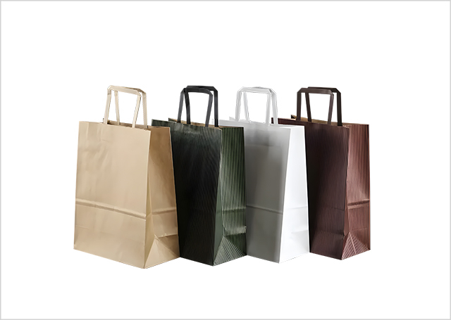 حقيبة بمقبض مسطح