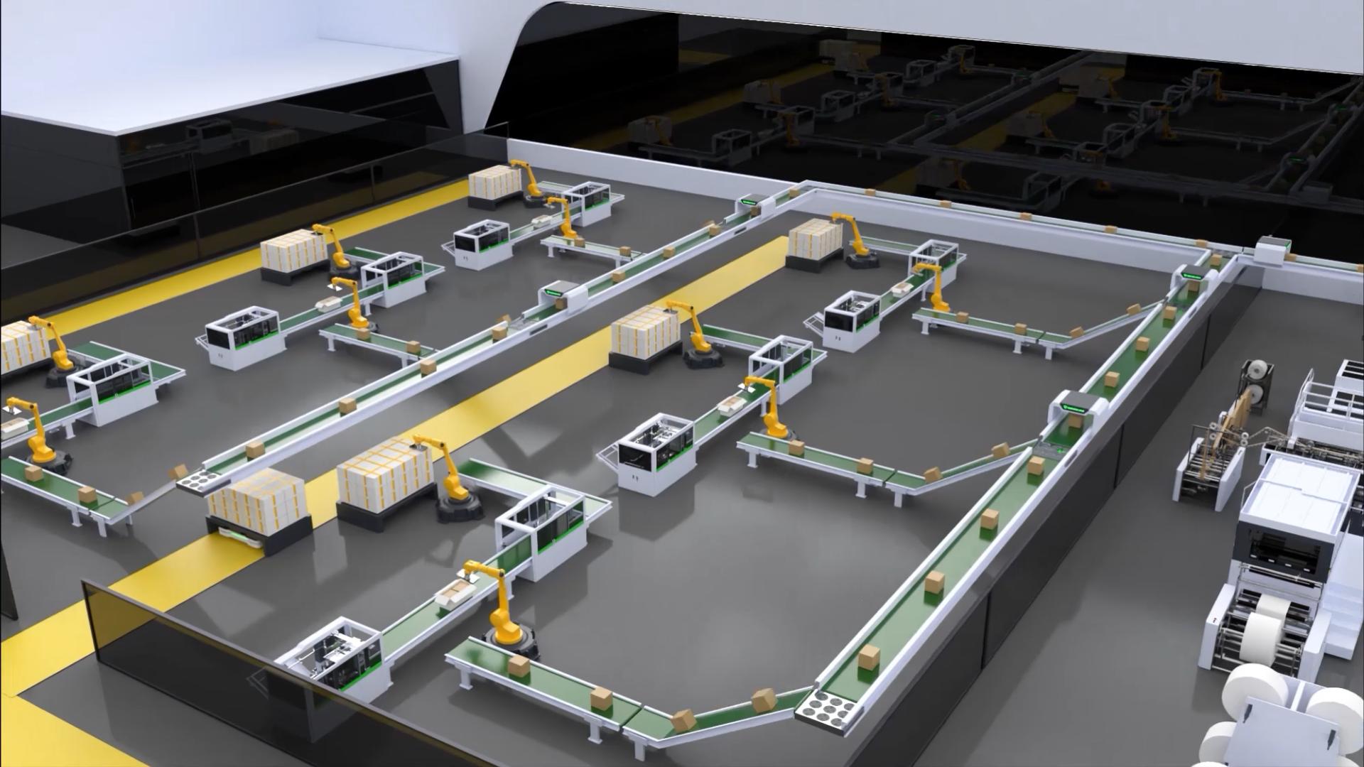 حل مصنع إنتاج الأكياس الورقية الذكية