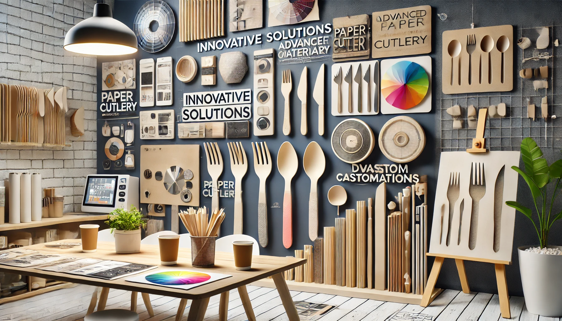 حلول مبتكرة لأدوات المائدة الورقية، بما في ذلك المواد والتخصيصات المتقدمة.
