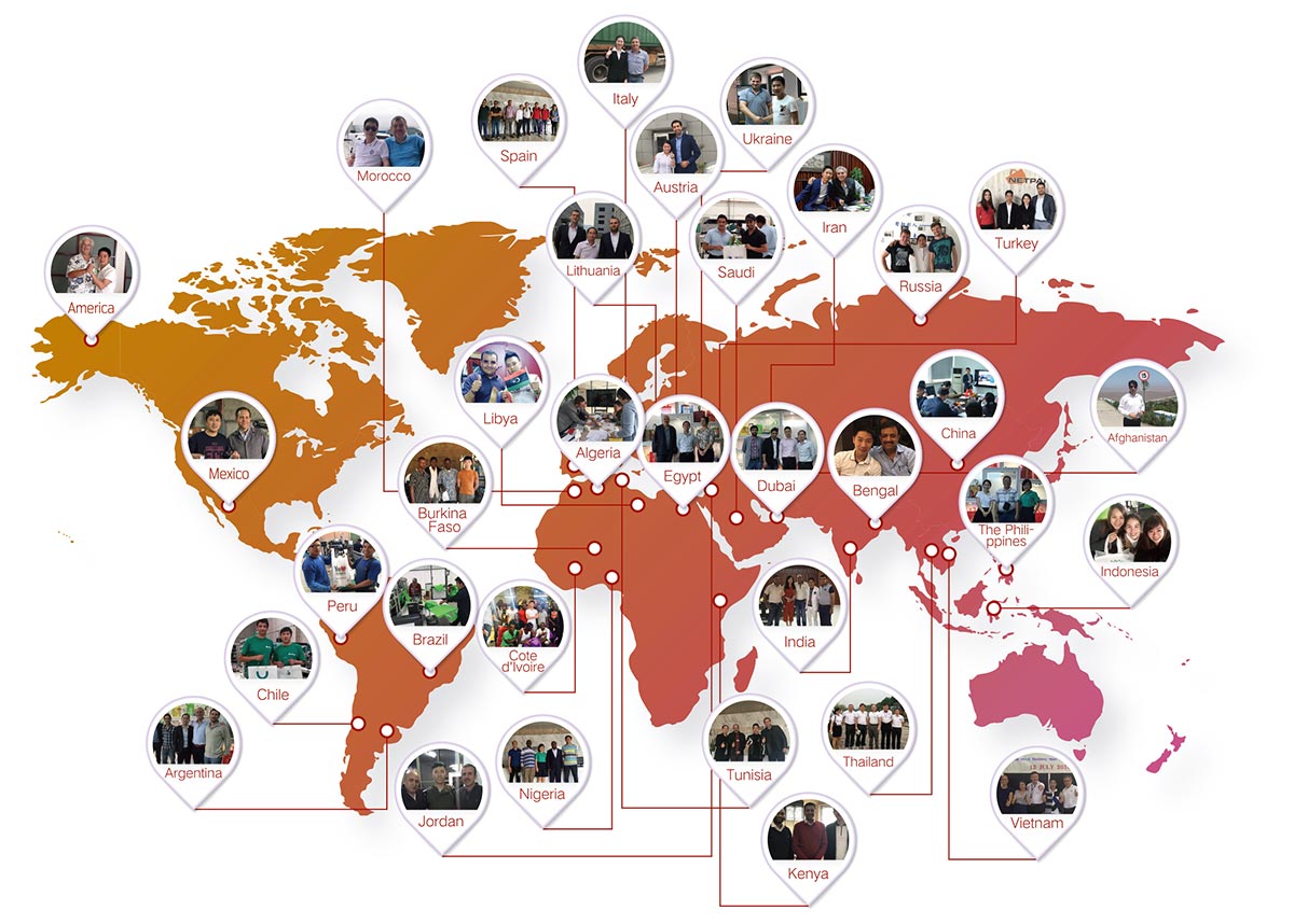 3000+عميل في 120 دولة+